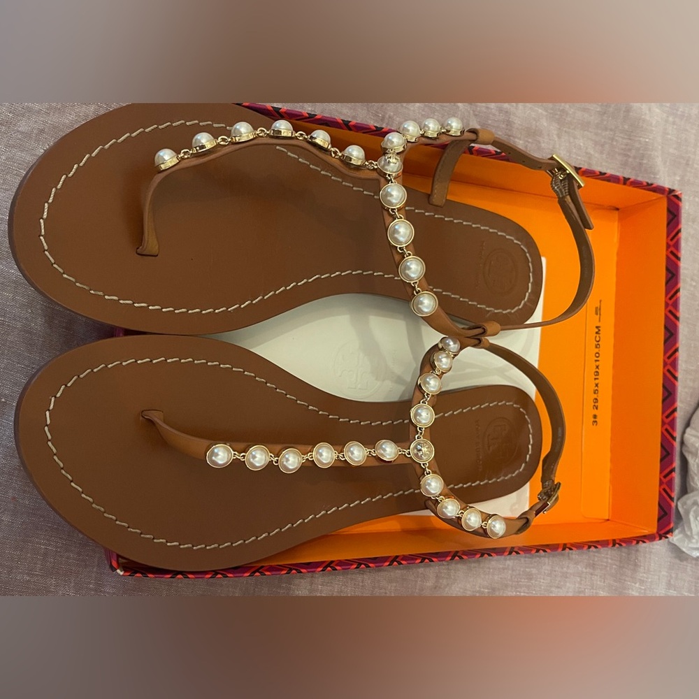 Tory Burch Emmy Pearl Thong Sandal